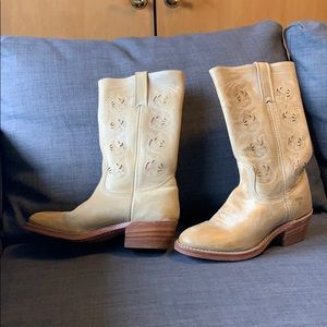 FRYE Pull On Cowboy Boots